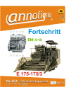 Fortschritt/MWW Mähdrescher Typen E-175 + E 175/3 & Diesel Motor VEB Motorenwerke Nordhausen Typ EM 4-15 Bedienungsanleitung & Bild- Ersatzteillisten & Explosionszeichnungen - annoligno 781